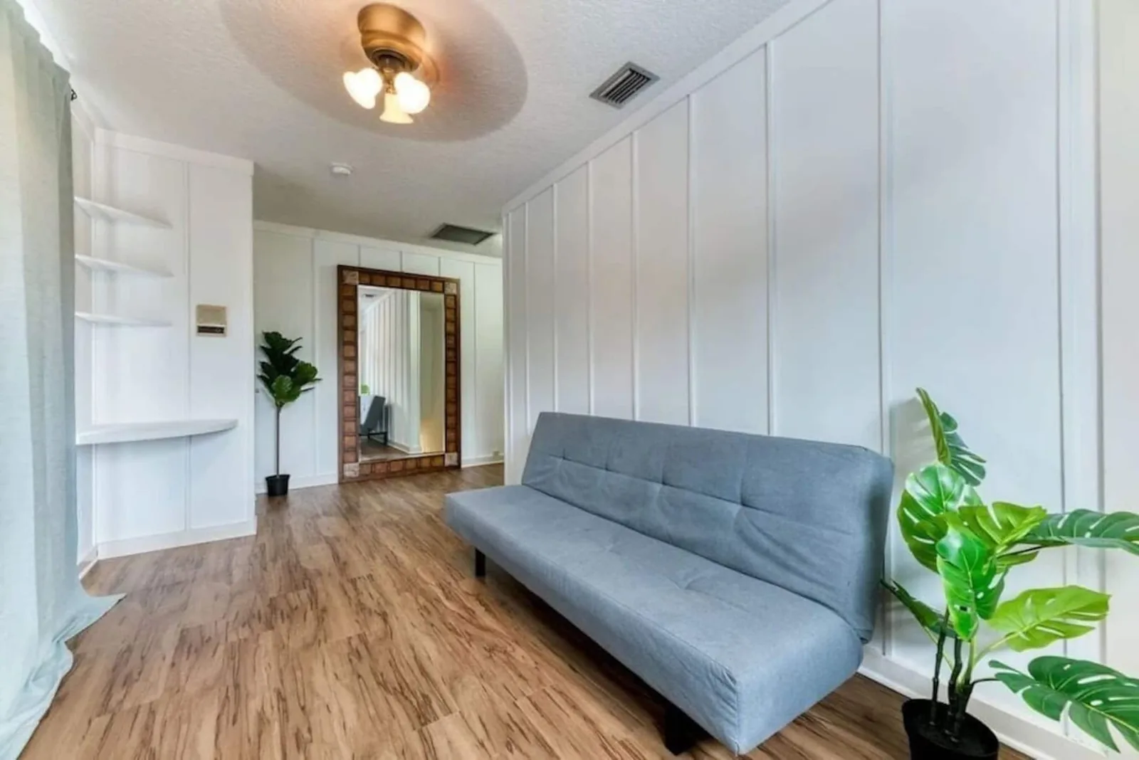Master suite lounge with a twin sleeper sofa
